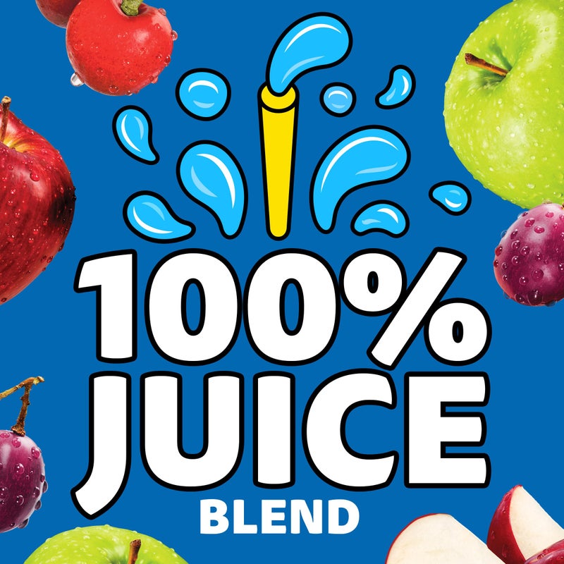 Capri-Sun Capri Sun 100% Juice Fruit Punch Naturally Flavored Juice Blend, 40 ct Pack, 4 Boxes of 10 Pouches - Image 4